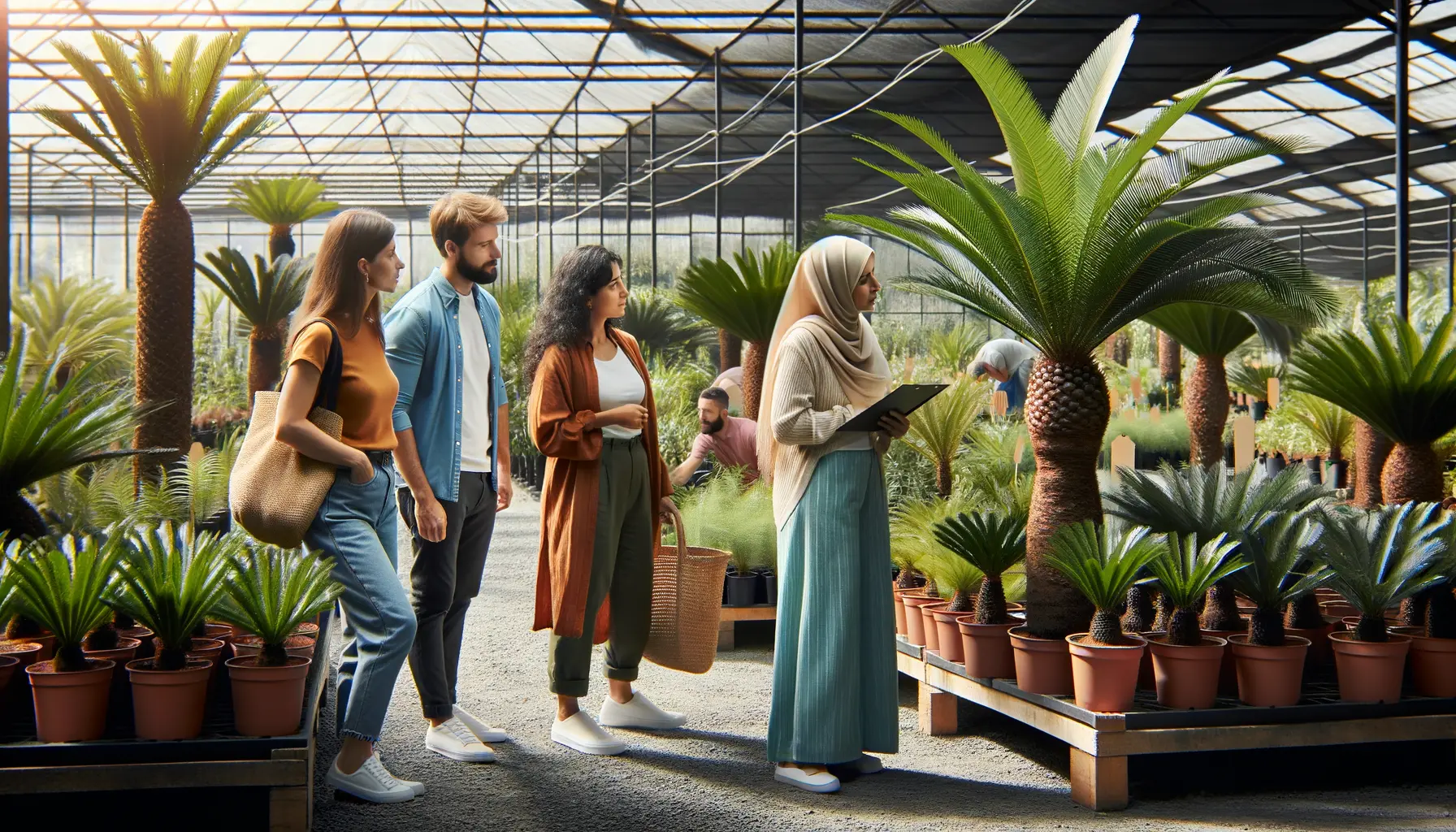 Große Palmen im Fachhandel mit Beratung und Auswahl