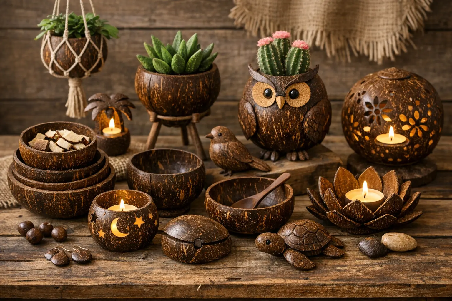 Kokosnuss Geheimnisse DIY - kreative Upcycling-Projekte mit Kokosnussschalen