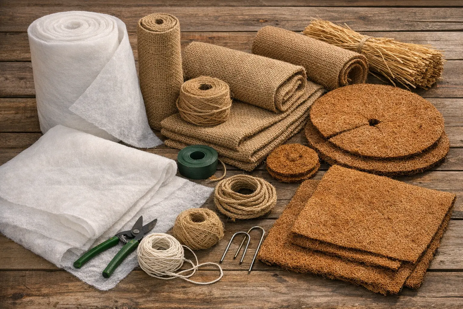 Winterschutz-Materialien Vlies Jute Kokosmatte für Palmen